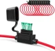 Nilight 10 Pack NI-FH01 Inline Holder 14AWG Wiring 10Pcs Fuse 