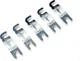 Knukonceptz Mini-Anl (MIDI/AFS) Nickel Silver Plated Fuses 80A - 5 Pack