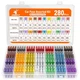 JOREST 280 Pcs Fuse Kit,182 Mini Car Fuses Assortment + 98 Standard Auto... 