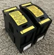 Lot of 2 - BUSS JT60030 Fuse holder with LPJ-10SP fuse