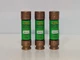 Lot of 3 Bussmann Fusetron FRN-R-45 Dual Action Time Delay Class RK5 Fuses