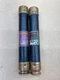 Lot of 2x Fusetron FRS-R-20 Fuse Dual Element Time Delay Class RK5 Bussmann