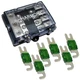 Harmony HA-MIDIFD4 Mini ANL MIDI 4-Way Fused Distribution Block & 100 Amp Fuses