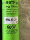 FRS-R-20 Fusetron Time-Delay Fuses 600V (QTY 3)