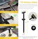 120pcs Nylon Universal Cable Tie Buckles Double Lock Zip Tie Rivets Auto Repair