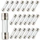 BOJACK 5x20mm 1A 1amp 250V 0.2 x 0.78 Inch F1AL250V Fast-Blow 5*20MM, Silver 