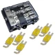 Harmony HA-MIDIFD4 Mini ANL MIDI 4-Way Fused Distribution Block & 150 Amp Fuses