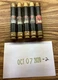Used Lot Of 5 Fusetron FRS-R-20 Bussmann 20A Dual Element Time Delay RK5 Fuse