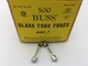 25 pcs, AGC-7 Bussmann, 7 Amp, 250 VAC, Fast Acting, Glass Fuse, 3AG size