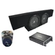 01-06 GMC Sierra Non-HD Crew Truck Kicker CompR CWR12 Dual 12" Sub Box CX1200.1