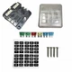 6 Way Fuse Box Block Cover 12V ATO/ATC LED Indicators & Ground Marine Ski Boat