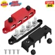 12V 250A Power Distribution Block Bus Bar 4x3/8" Studs for Car, Boat, Solar Wire