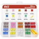 90Pcs Micro2 Automotive Fuse Kit(2A/3A/5A/7.5A/10A/15A/20A/25A/30A), Blade Fuses