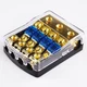 Mini-ANL Fuse Holder HiFi Auto Fuse Distribution Block 60 Amp 12 V Fusible Su...