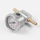 Inline Fuel Pressure Gauge Adaptor Kit With 9mm Hose & AN6 Connections Universal
