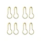  1000pcs 0.8" Copper Gourd Pin Bulb Pin Calabash Pin Bead Needle Pin Safety 
