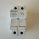 Ferraz Shawmut USCC2 UltraSafe&trade; 2-Pole Fuse Holder 30A 600V with 5 A fuse loaded