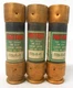 BUSSMANN, FUSETRON FUSE FRN-R-45, 45 AMP, 250 VOLTS, TIME DELAY, LOT OF 3