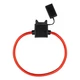 Megatronix FHB10CRB ATC/ATO In-Line Regular Blade Fuse Holder Cap 10 Gauge Red