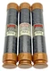 Lot of 3x Bussmann Fusetron FRS-R-40 Dual-Element Time-Delay Class RK5 Fuses