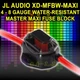 JL AUDIO XD-MFBW-MAXI (90469) 4 TO 8 GAUGE WATER-RESISTANT MASTER MAXI FUSE BLOC