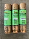 Bussmann FRN-R-45 Fusetron Dual-Element Time-Delay Fuse 45A 250VAC Lot of 3