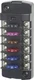 Blue Sea Systems Fuse Block ST Blade 6 Circuit Independent, 5037