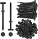 120 PCS Nylon Universal Cable Tie Buckle - Heavy Duty Cable Tie Buckle for Car S