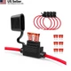 5PCS Inline Fuse Holder, 10/12/14 AWG Gauge Copper Wire, Waterproof ATC/ATO... 