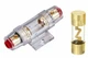 IMC Audio In-Line 4/8 Gauge AGU Fuse Holder with (1) 60 Amp Fuse for Car Audio
