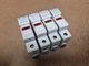 Ferraz Shawmut 1 Pole Fuse Holders (Lot of 4) Part No. USCC1I-DC24 P215477