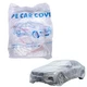Clear Plastic Disposable Car Covers, Universal Rain & Dust XL Transparent