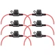 VANTRONIK Waterproof MINI Inline Fuse Holder with 16 Gauge AWG Wire 12 Inches...