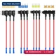 Nilight 12 Pack 12V Car Add-a-Circuit Fuse Tap Standard Mini Micro2 and Low Prof