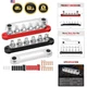 12V Bus Bar Power Distribution Block 250A Marine Car Solar System 6 Pack