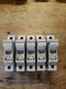 5 Siemens 3NW7 011 Fuse Holders..ALL FUSED WITH 2A FUSES..SEE PHOTOS PLEASE 