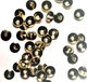 50pcs TURBO DISCS Large 8 mm GOLD colours Brass Discs for Tube Fly Tying