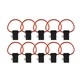 Metra MAXIFH-10 Install Bay Maxi 8-Gauge Fuse Holders with Cover Package Of 10