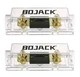 BOJACK 0/2/4 Gauge ANL Fuse Holder and 400 Amp ANL Fuses for 0 2 4 8 Gauge AWG F