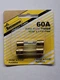 Fuse Fast Act Gold Plt 60amp, PartNo BP/AGU-60GP-RP, by BUSSMANN COOPER, Single
