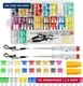 306PCS Car Fuse Assortment Kit, Mixed Vehicle Blade Fuses, Standard & Mini & Low