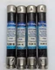 Lot of 4 - LITTELFUSE  FLSR 10 600VAC 10A TIME-DELAY DUAL-ELEMENT FUSE [2ES1-5]