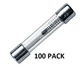 100 PACK - 4 AMP MDL/3AG "SLO-BLO" FUSES - 1.25" GLASS-TYPE FUSES #MDL4-100PK