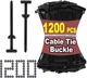 Cable Tie Buckle  Nylon Universal Zip Lock pro Cable Ties for Heavy Duty,Self-Lo