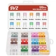 120Pcs Mini Automotive Fuse Multicolor 