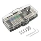 SIGANDG Car Audio Distribution Block Fuse Holder 4 Way MIDI (Mini-ANL) Fuse B...