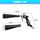 Ywdiml Tornado Car Cleaning Gun, High Pressure Vehicle Dryer Air Blow Black