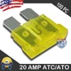 100 Pack 20 AMP ATC/ATO STANDARD Regular FUSE BLADE 20A CAR TRUCK BOAT MARINE RV