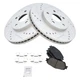 TRQ BKA12354 Brake Kit For Toyota Camry 2005-2006 Front 446504080