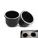 yorpyep 2 PCS Cup Holder Inserts, Embedded Leak-Proof and Shake-Proof Black 